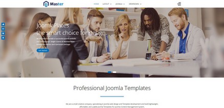 Master - Responsive Business & Blogging Joomla Template