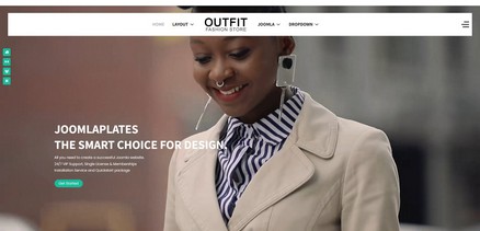 Outfit - Responsive Fashion Store Joomla 4 Template