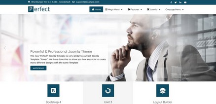 Perfect - Business Consultants, Startup Joomla 4 Template