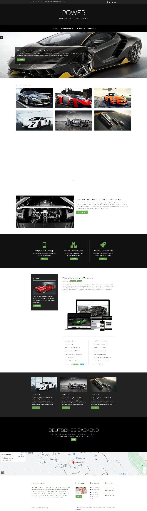 Power - Cars Sellers, Detailling Websites Joomla 4 Template