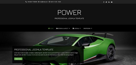 Power - Cars Sellers, Detailling Websites Joomla 4 Template