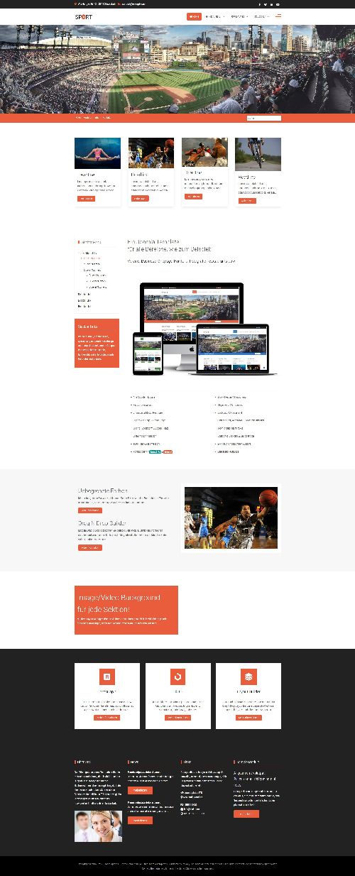 Sport - Sport Online Magazine Websites Joomla Template
