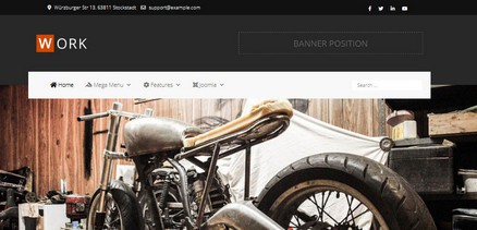Work - Craftsman Multipurpose Websites Joomla Template