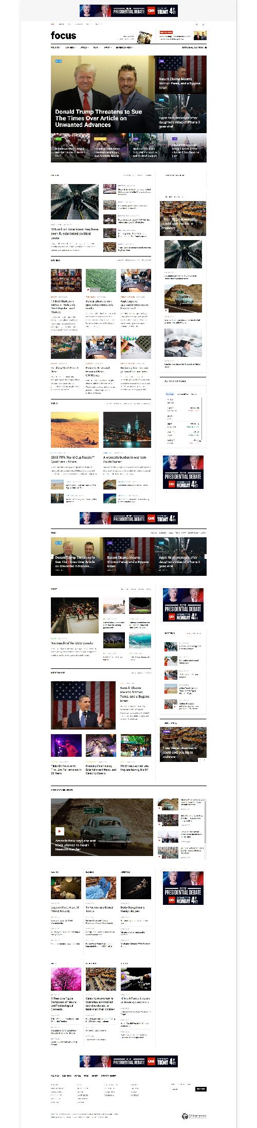 JA Focus - Best Joomla 4 Template for News Magazine Websites