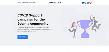 JA Campaign - Free Joomla 4 Template for Campaign Websites