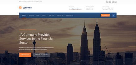 JA Company - Corporate Business Websites Joomla 4 Template