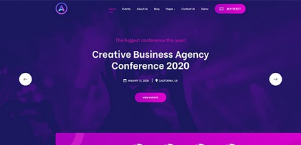 JA Event Camp - Event Conference Booking Joomla Template