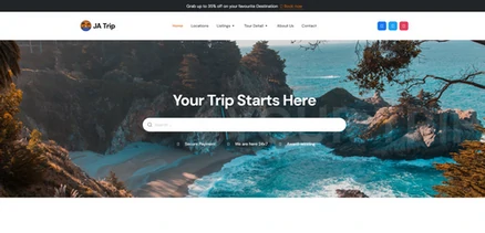 JA Trip - Premier Joomla Template for Travel Agencies