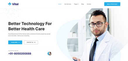 JA Vital - Joomla 4 Medical Template for Hospital Healthcare