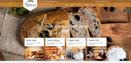 Bakery - Cafe and Bakery Joomla Template