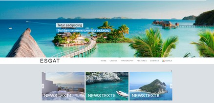 Esgat - Modern Travel Agency Joomla Template