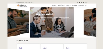 Monitor - Corporate, Business and Consulting Joomla Template