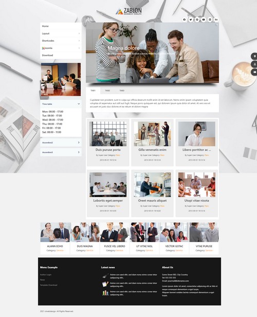 Zablon - Startup, Business and Consulting Joomla Template