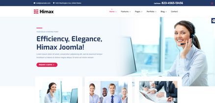 Himax - Joomla Business and Finance Template