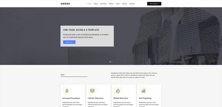 Amara - Responsive Multipurpose Business Joomla 4 Template