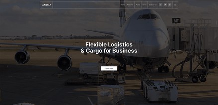 Anema - Transportation & Cargo Business Joomla 4 Template