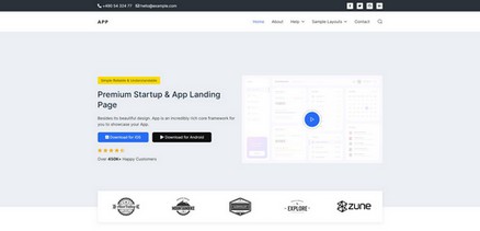 App - Responsive Joomla 4 Landing App Template