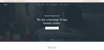 Beau - Responsive Beauty, Spa Center Joomla 4 Template