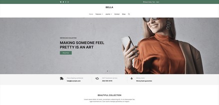 Bella - Responsive eCommerce J2Store Joomla 4 Template