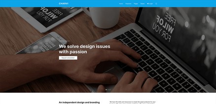 Charvi - Responsive Business Websites Joomla 4 Template