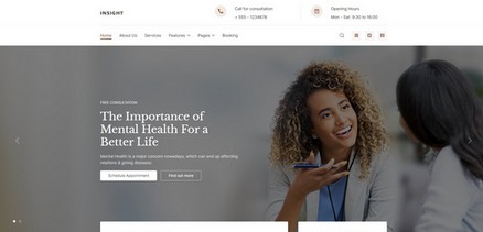 Insight - Responsive Joomla 4 Template for Psychologists