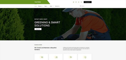 TeaTree - Responsive Agriculture Websites Joomla 4 Template