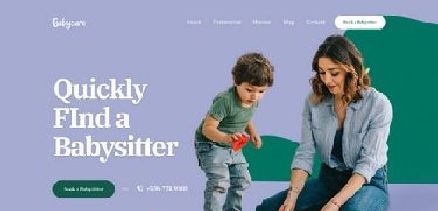 Baby Care - Joomla Template for BabySitting & Child Care