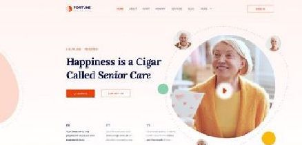 Fortune - Elderly Care and Old Age Home Template for Joomla