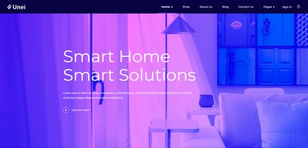 Unei - Smart Home Device Joomla Template