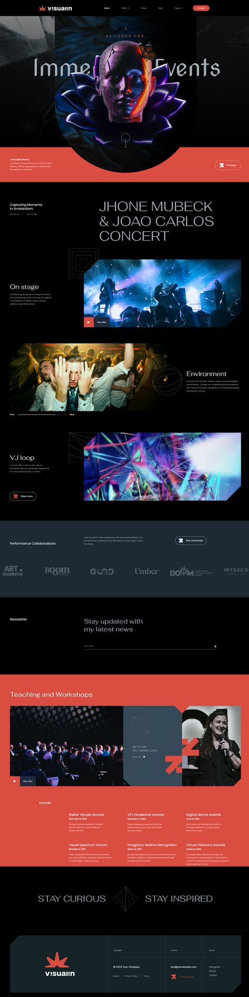 Visualin - Exclusive Joomla Template for Visual Jockey