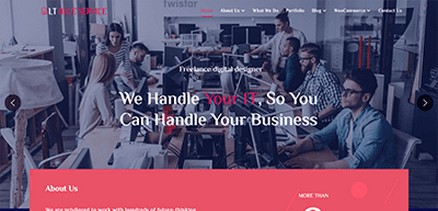 LT Blue Service - Joomla 4 Template to Boost Your Business