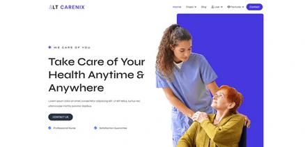 Carenix - Responsive Health Care Joomla Template