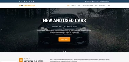 LT Carmarket - Car Services and Dealers Joomla 4 Template