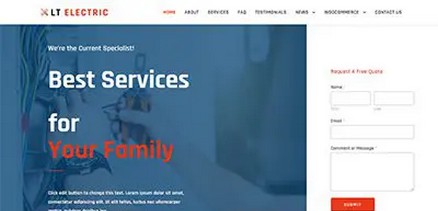 LT Electric - Electricity Repair Services Joomla 4 Template