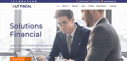 LT Fiscal - Financial and Banking Services Joomla 4 Template
