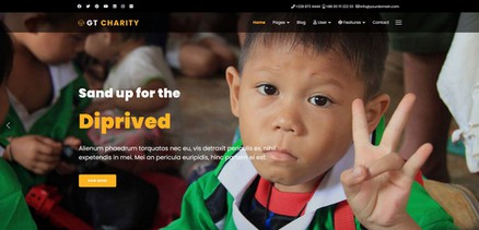 GT Charity - Responsive Charity Non-profit Joomla 4 Template