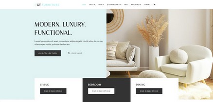 GT Furniture - Responsive Joomla 4 Template for Furniture Store Sites