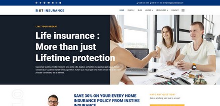 GT Insurance - Professional Insurance Company Broker Joomla 4 Template