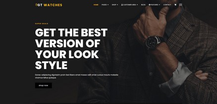 GT Watches - Mobile-friendly Watches Store Joomla 4 Template