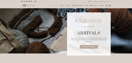 GT Wool - Responsive Wool Shop Joomla 4 Template