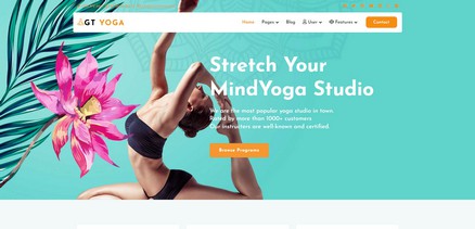 GT Yoga - User-friendly Yoga Joomla 4 Template