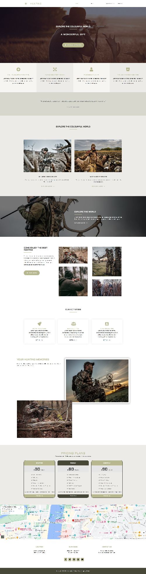 LT Hunting - Hunting Services Activities Joomla 4 Template