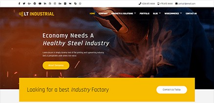 LT Industrial - Joomla 4 Template for Manufacturing Services