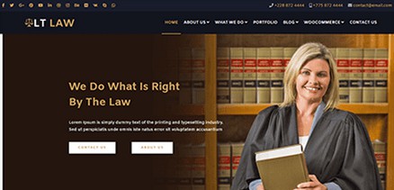 LT Law - Law Company, and Legal Consultors Joomla 4 Template