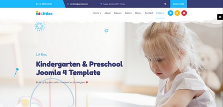 Littles - Kindergarten & Preschool Joomla 4 Template