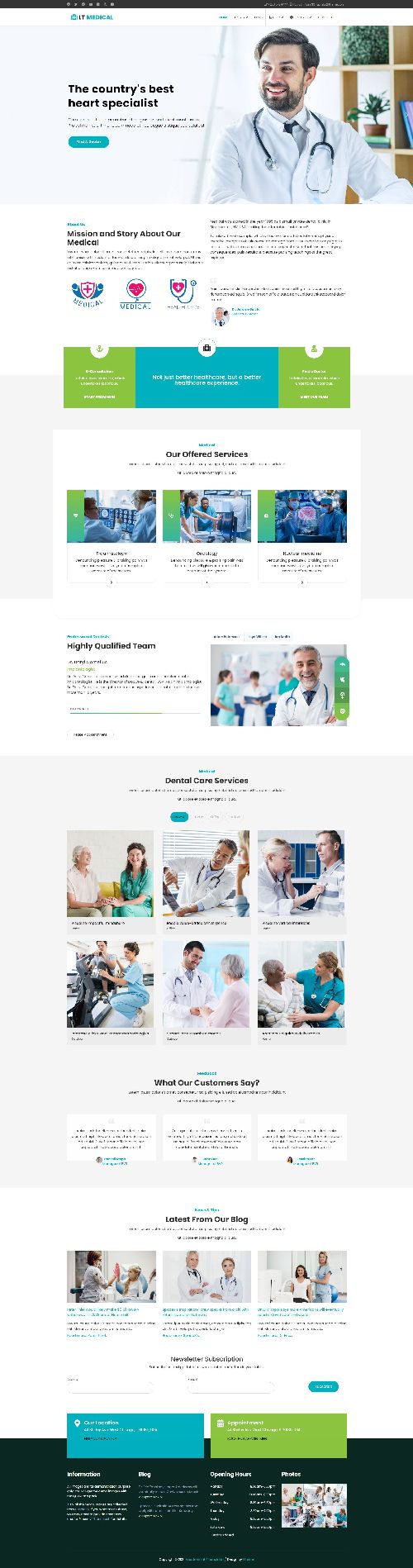 LT Medical - Joomla 4 template for Clinic or Hospital