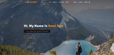 LT MyPro - Personal or  Portfolio Joomla 4 Template Site