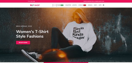 LT Shop - Online Store Built With HikaShop Joomla Template