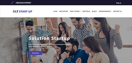 LT Startup - Startup Business Plan Agency Joomla 4 Template