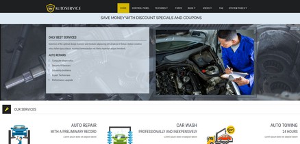 Autoservice - Car Repairs Business Joomla Template